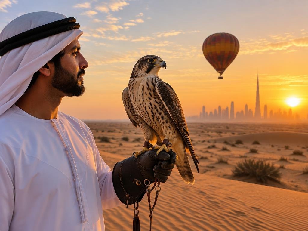 Balloon Ride with Falcon Show