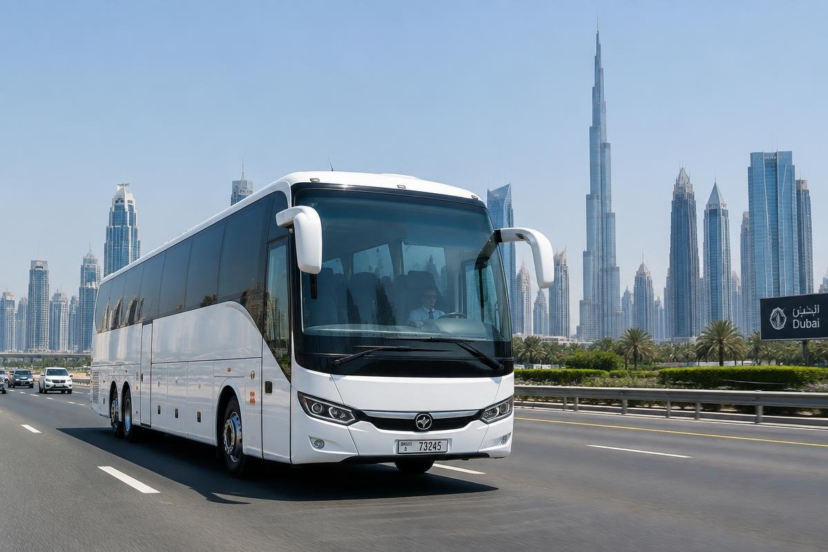 Dubai Bus with Driver