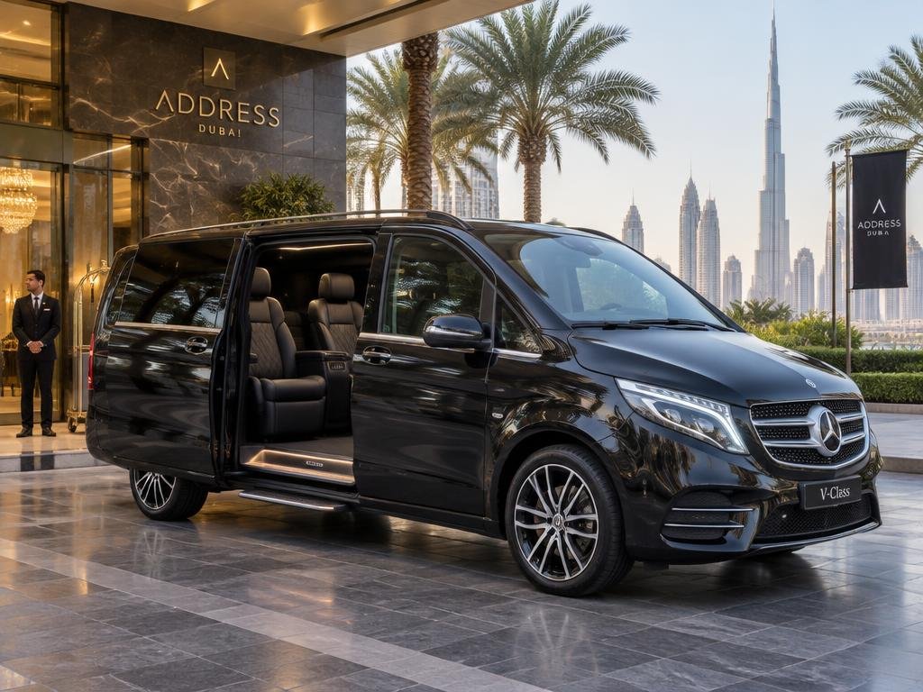 Mercedes V-Class with Driver
