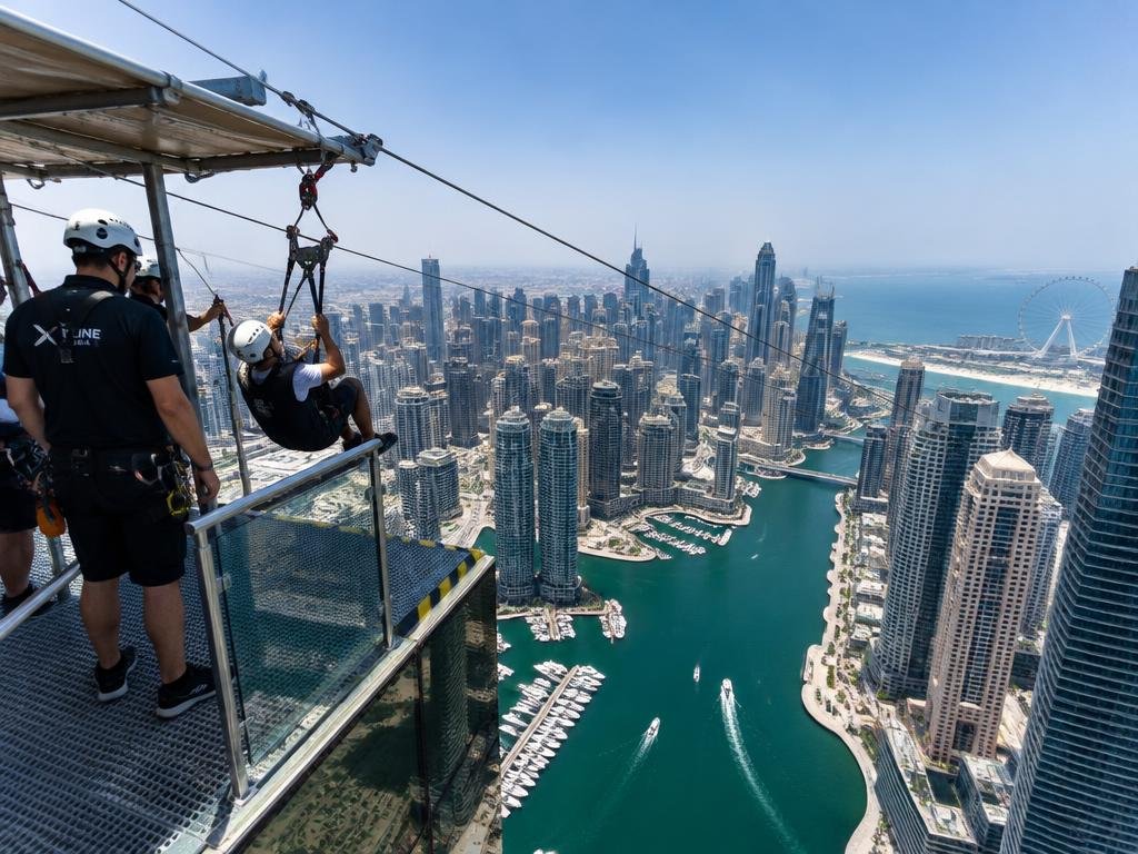 XLine Dubai Marina Zipline photo 3