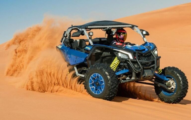 Desert dune and buggies