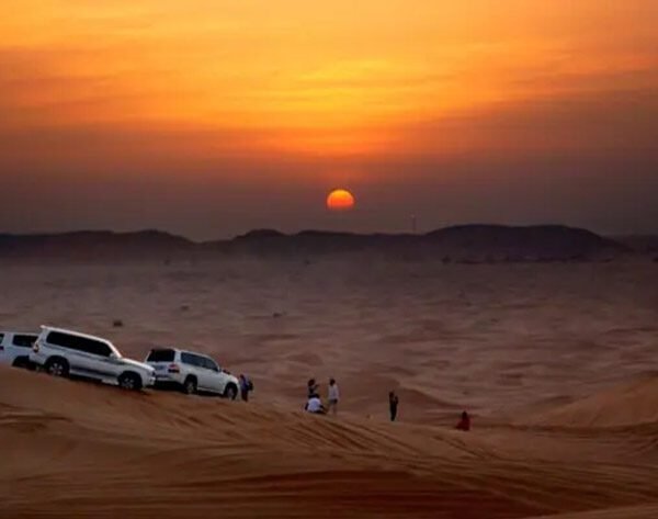 Evening safari desert adventure
