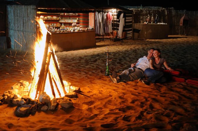 Private setup at safari desert